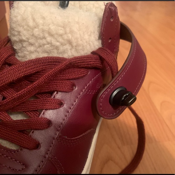 New COACH Shearling mens sneakers - Picture 5 of 12